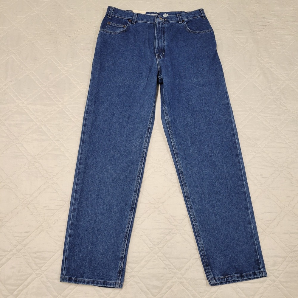 Canyon River Blues relaxed fit stone washed‎ blue jeans men's 36X32 nwt
